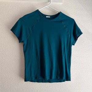 Athleta Short-Sleeve Crew Tee in Deep Teal